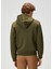 Haki Kapüşonlu Sweatshirt 4