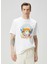 Surf Trip Beyaz Organik Pamuk T-Shirt 2