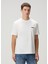 Beyaz Renkli Nakışlı T-Shirt 1