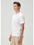 Beyaz Kaz Nakışlı T-Shirt 4