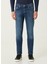 London Slim Fit Mavi Organik Pamuk Jean Pantolon 2