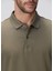N-Tech Haki Polo Yaka T-Shirt 6