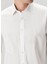 Slim Fit Beyaz Gömlek 7