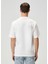 Beyaz Logo Baskılı T-Shirt 4