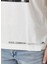 Beyaz Logo Baskılı T-Shirt 6