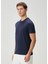 Lacivert Ipek T-Shirt 3