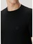 Siyah Logo Nakışlı T-Shirt 5