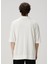 Beyaz Polo Yaka Kısa Kollu Oversized Triko 5