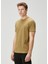 Regular Fit Yeşil Logo Nakışlı T-Shirt 3