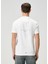 Beyaz Logo Detaylı T-Shirt 4