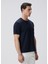 N-Tech Lacivert Basic T-Shirt 4