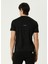 Slim Fit 4g Siyah Logo Nakışlı T-Shirt 4