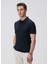 Lacivert Polo Yaka T-Shirt 4