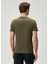 Haki Flamlı T-Shirt 5
