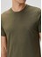 Haki Flamlı T-Shirt 6