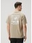 Bricklane Kum Logo Baskılı T-Shirt 4