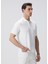 Kırık Beyaz Polo Yaka T-Shirt 4