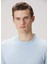 Açık Mavi Şerit Detaylı T-Shirt 5