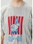 Gri Crinkle Dokulu T-Shirt 5