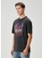 Antrasit Baskılı T-Shirt 3