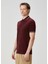 Regular Fit Bordo Polo Yaka T-Shirt 4