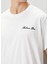 Beyaz Logo Nakışlı T-Shirt 5