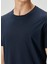 Lacivert Basic T-Shirt 5