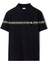 Sic Striped Mavi Pamuklu Polo Yaka Kısa Kollu Erkek T-Shirt 1