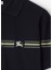 Sic Striped Mavi Pamuklu Polo Yaka Kısa Kollu Erkek T-Shirt 5