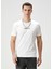 Beyaz Logo Detaylı T-Shirt 1