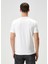Beyaz Logo Detaylı T-Shirt 4