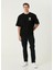 Siyah Logo Baskılı T-Shirt 2