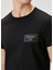 Siyah Logo Detaylı T-Shirt 5