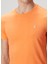 Turuncu Logo Nakışlı T-Shirt 5