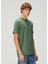 Koyu Yeşil Organik Pamuk T-Shirt 3