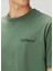 Koyu Yeşil Organik Pamuk T-Shirt 5