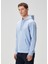 Açık Mavi Logo Nakışlı Sweatshirt 3