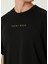 Stripe Siyah Oversized Kısa Kollu Erkek T-Shirt 5