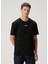 Siyah Logo Detaylı T-Shirt 1