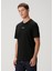 Siyah Logo Detaylı T-Shirt 3