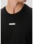 Siyah Logo Detaylı T-Shirt 5