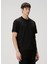 Siyah Logo Patchli T-Shirt 3