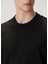 Siyah Logo Patchli T-Shirt 5