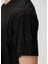 Siyah Logo Patchli T-Shirt 6