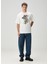 Beyaz Baskılı T-Shirt 2