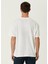 Brainwash Beyaz Oversized Kısa Kollu Erkek T-Shirt 2