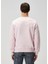 Pembe Logo Nakışlı Sweatshirt 4