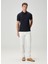 Lacivert Keten Polo T-Shirt 2