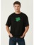 Spider Siyah Oversized Kısa Kollu Erkek T-Shirt 1