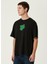 Spider Siyah Oversized Kısa Kollu Erkek T-Shirt 3